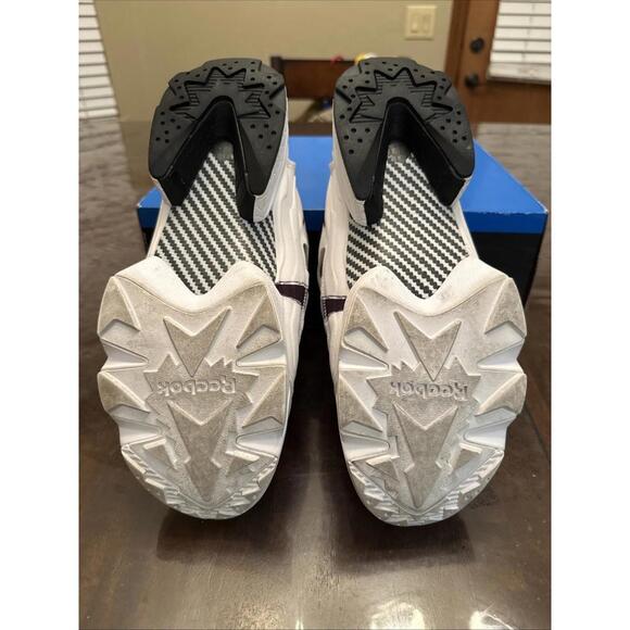 Reebok InstaPump Fury Overbranded White Black Slip On AR1413 2016 Mens Size 11 - Picture 7 of 8